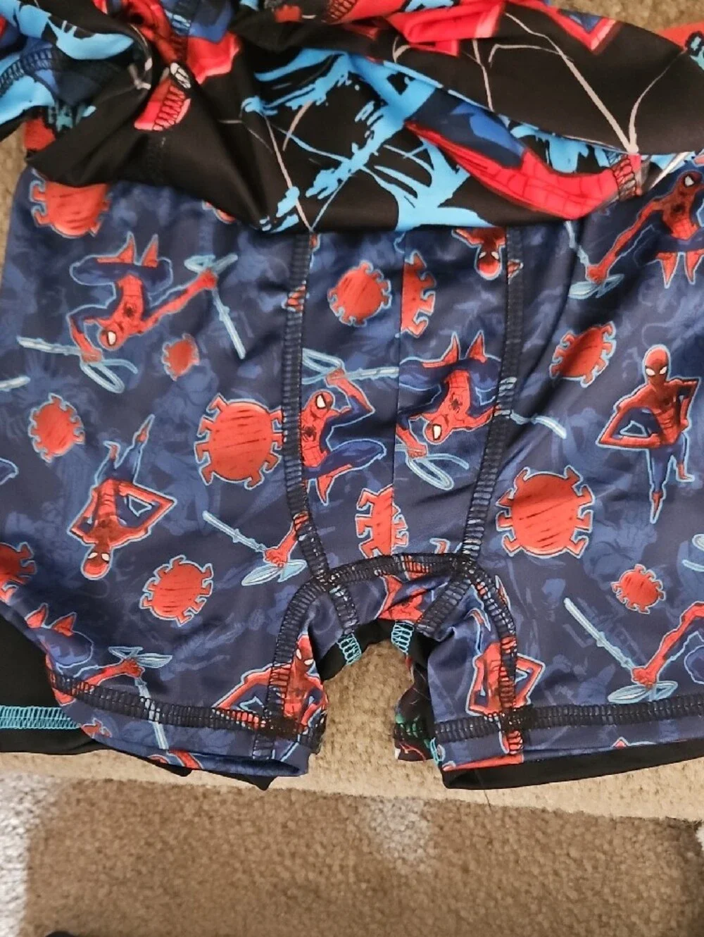 Spiderman Pack Of 4 Boys Boxer Briefs Sz M 6